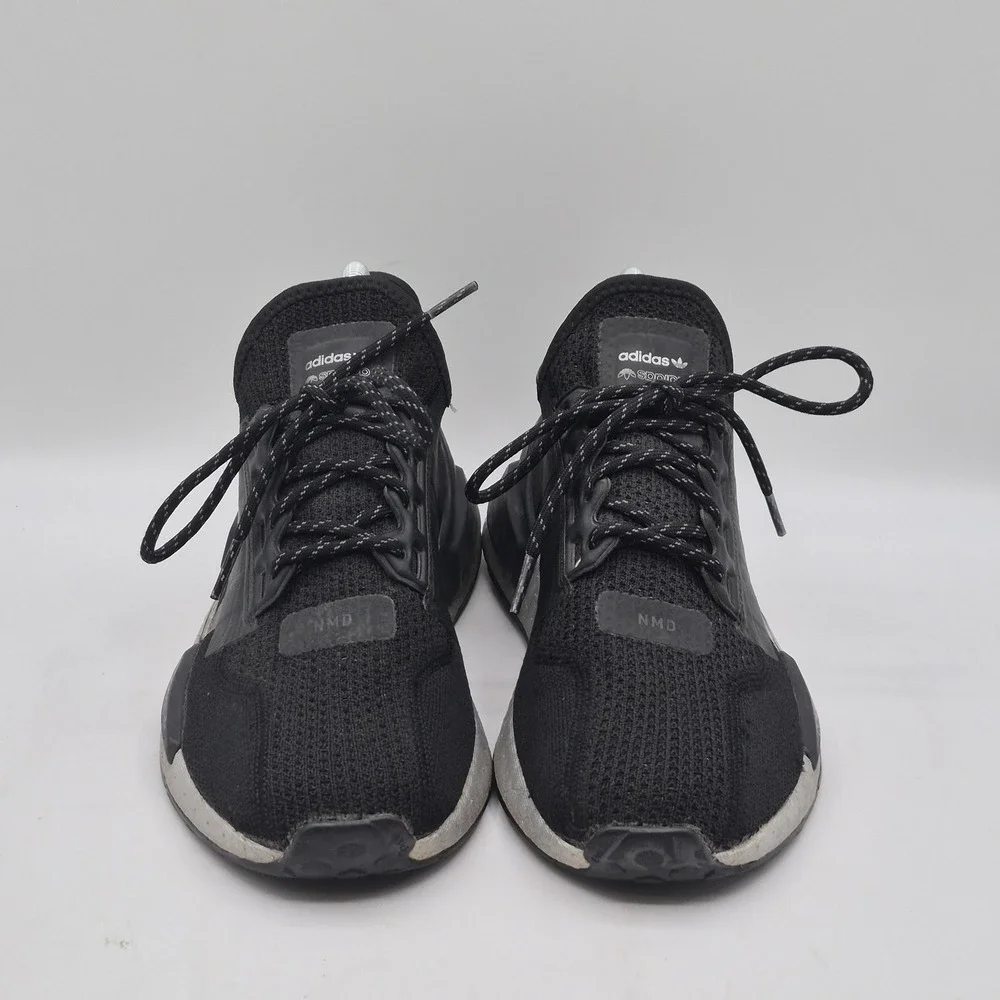 Adidas NMD R1 V2 Shoes Womens Size 8 Black Mesh Running Athletic Sneakers FW5449